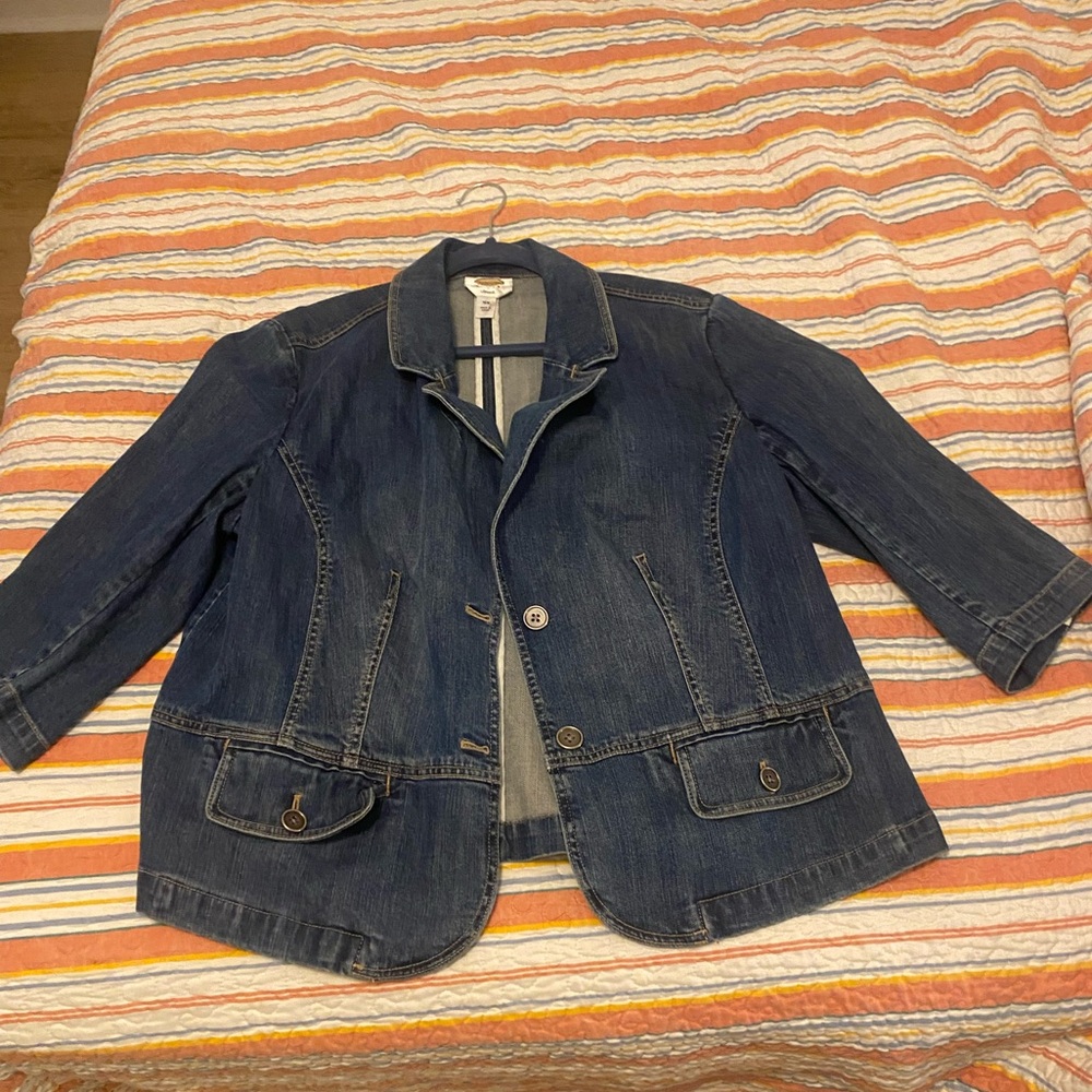 Adorable Talbots Jean Jacket